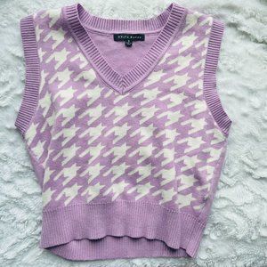 Small purple sweater vest